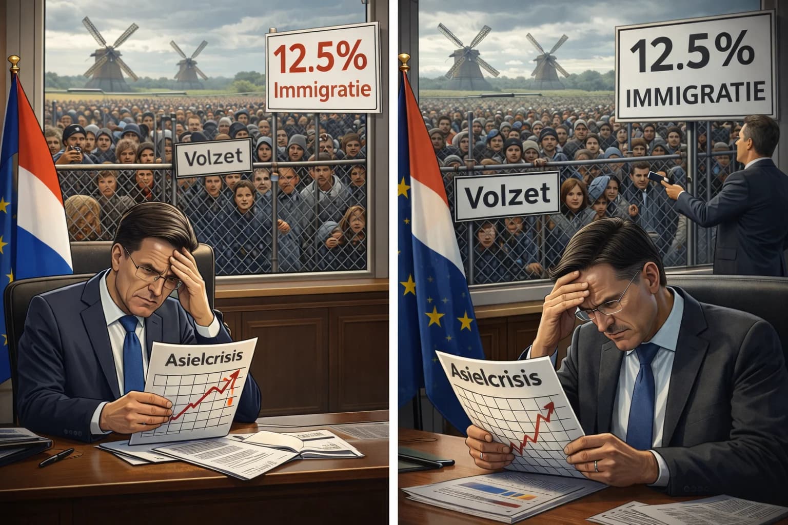 The Dutch Asylum "Crisis": A Political Fiction Built on 12.5% of Immigration